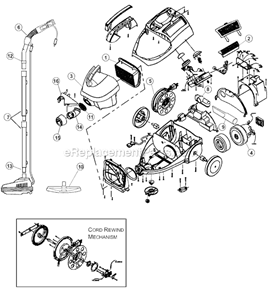 Part Location Diagram of 1260280600 Dirt Devil Crevice Tool